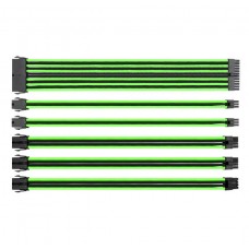 Thermaltake TtMod Sleeved PSU Extension Cable Set – Green/Black