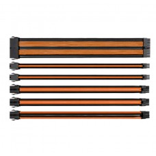 Thermaltake TtMod Sleeved PSU Extension Cable Set – Orange/Black