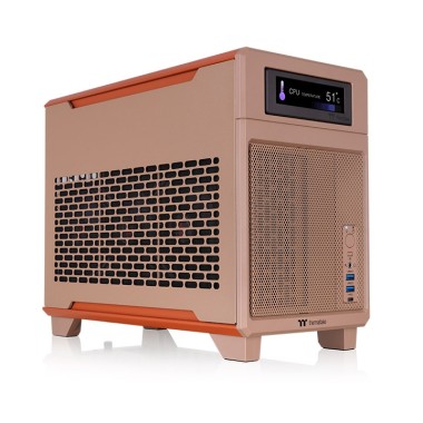 Thermaltake TR100 SFF Mini ITX Case Gravel Sand Edition