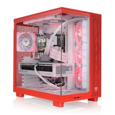 Thermaltake View 380 XL Tempered Glass ARGB Mid Tower Case Flaming Orange Edition