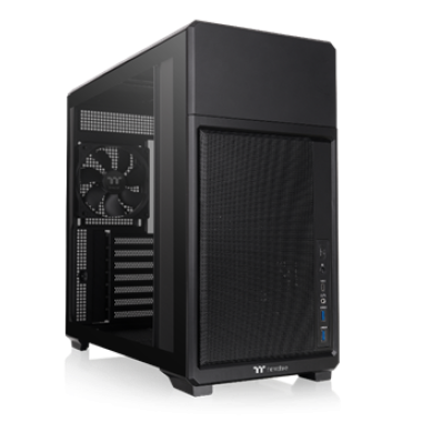 Thermaltake TR300 Tempered Glass Mid Tower Case Black Edition