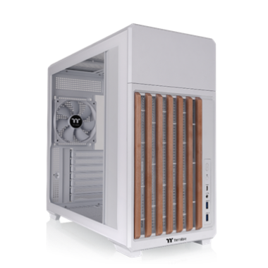 Thermaltake TR300 WS Tempered Glass Mid Tower Case Snow Edition