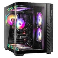 Thermaltake Vision 330 CR Infinity Curved Tempered Glass ARGB Mid Tower Case Black Edition