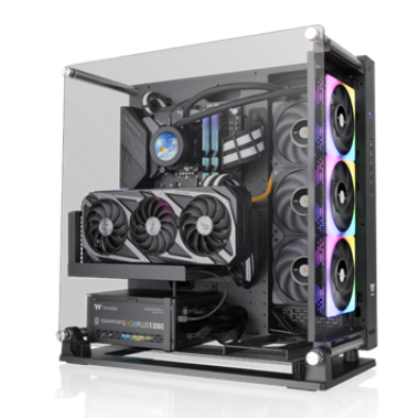 Thermaltake Core P3 Pro Tempered Glass Mid Tower Case Black Edition