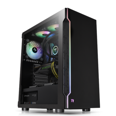 Thermaltake H200 RGB Black Edition Tempered Glass Mid Tower Case 