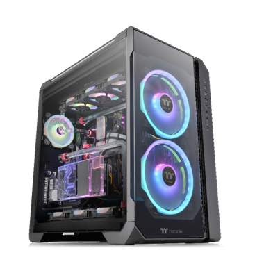 Thermaltake View 51 ARGB 3-Sided Tempered Glass E-ATX Full Tower Case Black Edition