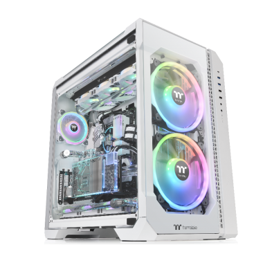 Thermaltake View 51 ARGB 3-Sided Tempered Glass E-ATX Full Tower Case Snow Edition