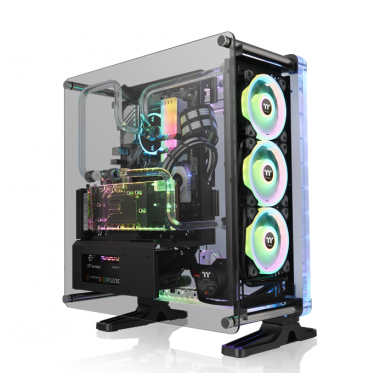 Thermaltake DistroCase™ 350P Liquid Cooling Tempered Glass Mid Tower Case