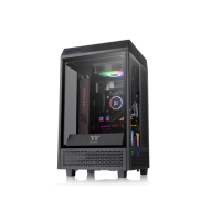 Thermaltake The Tower 100 Tempered Glass Mini Tower Black Edition