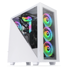 Thermaltake Divider 300 ARGB Tempered Glass Mid Tower Snow Edition