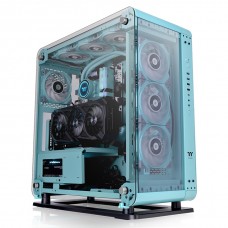 Thermaltake Core P6 Tempered Glass (Open Frame Transformable) Mid Tower Case Turquoise Edition