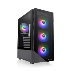 Thermaltake View 200 PLUS ARGB TG Mid Tower Case Black Edition