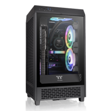 Thermaltake The Tower 200 Tempered Glass Mini Tower Black Edition