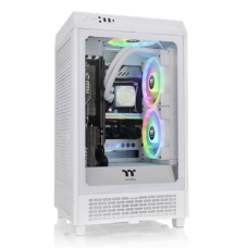 Thermaltake The Tower 200 Tempered Glass Mini Tower Snow Edition