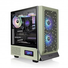 Thermaltake Ceres 300 Tempered Glass ARGB Mid Tower E-ATX Case Matcha Green Edition