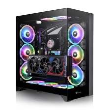 Thermaltake CTE E660 MX Tempered Glass Mid Tower E-ATX Case Black Edition (Hidden Connectors M/B Compatible)