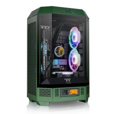 Thermaltake The Tower 300 Tempered Glass Micro Tower Case Racing Green Edition