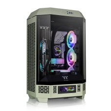 Thermaltake The Tower 300 Tempered Glass Micro Tower Case Matcha Green Edition