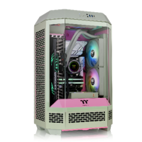 Thermaltake The Tower 300 Tempered Glass Micro Tower Case Matcha Plum Edition