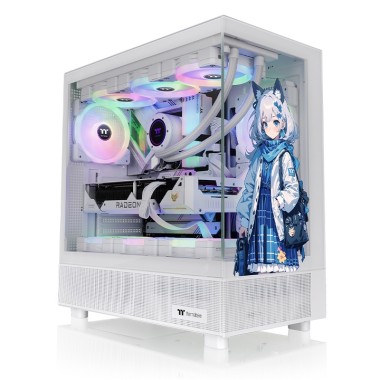 Thermaltake View 270 SP Edition Tempered Glass ARGB Mid Tower Case Snow Edition