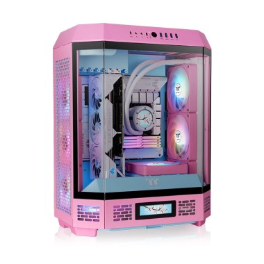 Thermaltake The Tower 600 Tempered Glass Mid Tower Case Bubble Pink Edition