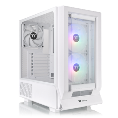 Thermaltake Ceres 350 MX ARGB Mid Tower E-ATX Case Snow Edition (Interchangeable Mesh/TG Front Panel)