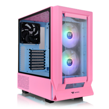 Thermaltake Ceres 350 MX ARGB Mid Tower E-ATX Case Bubble Pink Edition (Interchangeable Mesh/TG Front Panel)