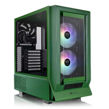 Thermaltake Ceres 350 MX ARGB Mid Tower E-ATX Case Racing Green Edition (Interchangeable Mesh/TG Front Panel)