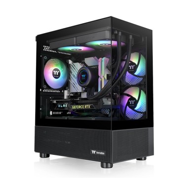 Thermaltake View 170 ARGB Tempered Glass Micro Case Black Edition