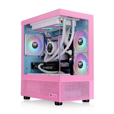 Thermaltake View 170 ARGB Tempered Glass Micro Case Bubble Pink Edition