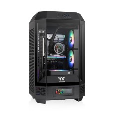 Thermaltake The Tower 250 Tempered Glass Mini Tower Case Black Edition