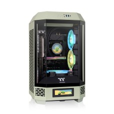 Thermaltake The Tower 250 Tempered Glass Mini Tower Case Matcha Green Edition