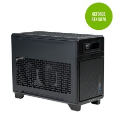 Thermaltake Gaming System Nomad PRO - INTEL 14600KF / RTX 5070/ B760I WIFI/ 32GB RAM/ TR100 Black