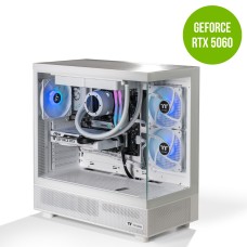 Thermaltake Gaming System Horizon V2 Snow - AMD 7500F / RTX 5060/ B650 WIFI/ 32GB RAM/ View 270 ARGB SNOW