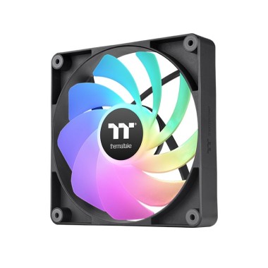 Thermaltake CT120 Reverse ARGB Sync Performance PWM Fan (up to 2000RPM) Black Edition - 2 Fan Pack