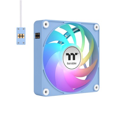 Thermaltake CT120 EX ARGB Magnetic Quick Connect PWM Fan (up to 2000RPM) Hydrangea Blue Edition - 3 Fan Pack