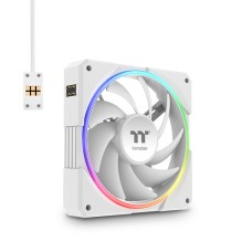 Thermaltake TS120 EX RGB Magnetic Quick Connect PWM Fan White Edition - 3 Fan Pack