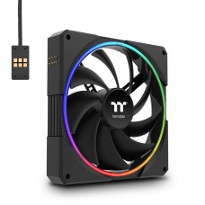Thermaltake TS140 EX RGB Magnetic Quick Connect PWM Fan Black Edition - 3 Fan Pack