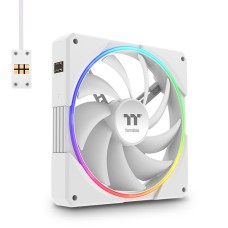 Thermaltake TS140 EX RGB Magnetic Quick Connect PWM Fan White Edition - 3 Fan Pack