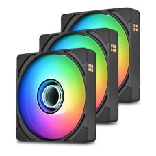 Thermaltake CT140 EX INFINITY ARGB Magnetic Quick Connect Fan (3 Pack) - Black Edition 