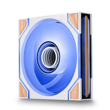 Thermaltake SWAFAN 120 EX INFINITY Wood Edition ARGB Magnetic Quick Connect Fan (3 Fan Pack) - Snow Edition Thermaltake SWAFAN 120 EX INFINITY Wood Edition ARGB Magnetic Quick Connect Fan (3 Fan Pack) - Snow Edition