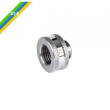 Thermaltake Pacific G1/4 Female to Male 10mm Extender - Chrome