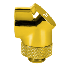 Thermaltake Pacific G1/4 90 Degree Adapter - Gold