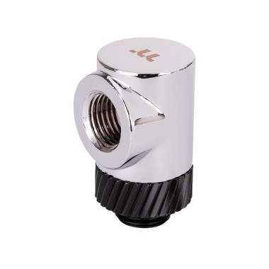 Thermaltake Pacific SF 90 Degree Adapter – Silver Black