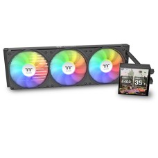 Thermaltake LB360 Ultra ARGB Customizable 3.95" LCD Display AIO Liquid CPU Cooler Black Edition