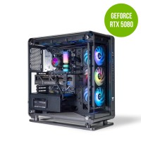 Thermaltake Gaming System Core Xtreme V2 - AMD 9800X 3D/ RTX 5080/ X870 WIFI / 64GB RGB D5/ Customizable LCD RGB AIO/ Core P6 Black