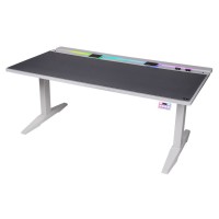 Thermaltake G700 RGB Electric Height Adjustable Gaming Desk Snow Edition