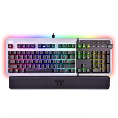 Thermaltake Gaming ARGENT K5 Silver Switch RGB Gaming Keyboard