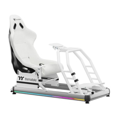 Thermaltake Gaming GR500 RGB Racing Simulator Cockpit Snow Edition