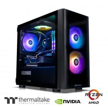 Thermaltake Computer System Genesis PRO V2 - AMD Ryzen 5 3600 / GTX 1660 SUPER / 16GB RGB RAM / AIO / WIFI / V150 ARGB